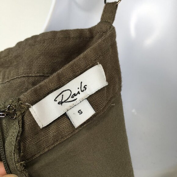 Rails Harper Jumpsuit in Olive Green Size S - Picture 11 of 14